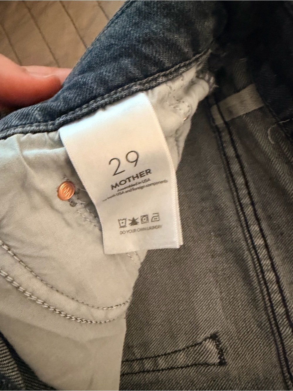 MOTHER - The Half Pipe Flood - Outta Sight Sz 29 🔥DEAD STOCK🔥 - Picture 14 of 16